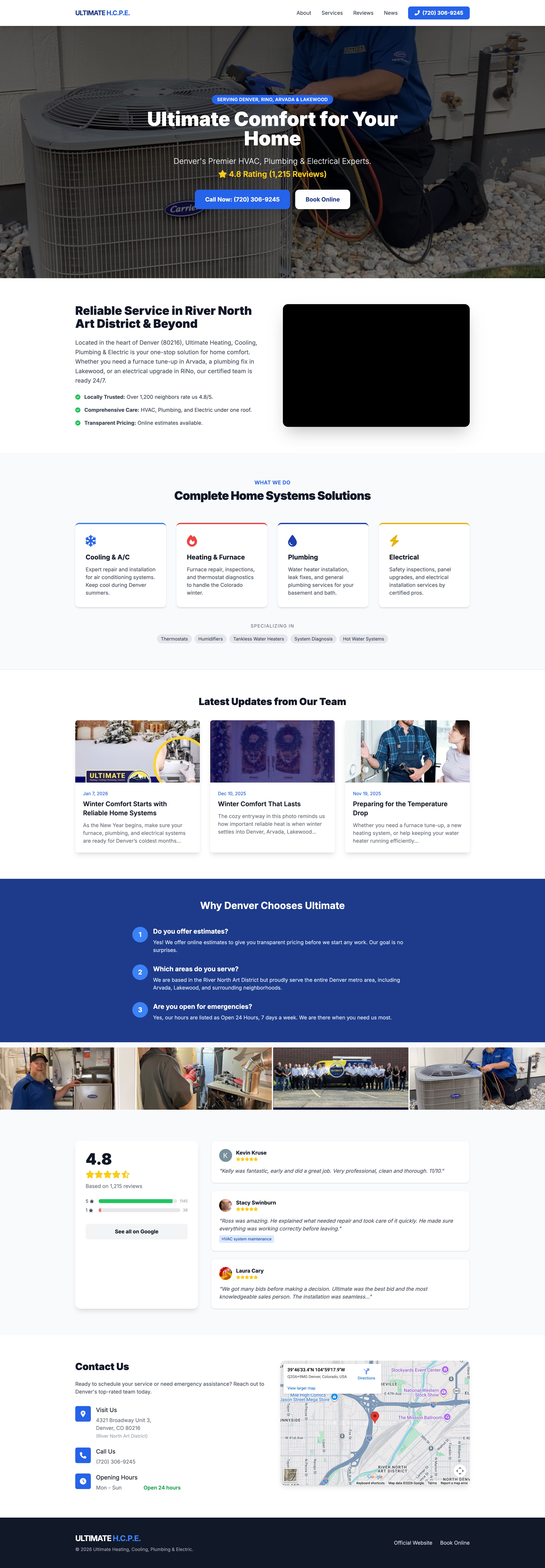 Desktop version — Mike's Plumbing, Denver CO